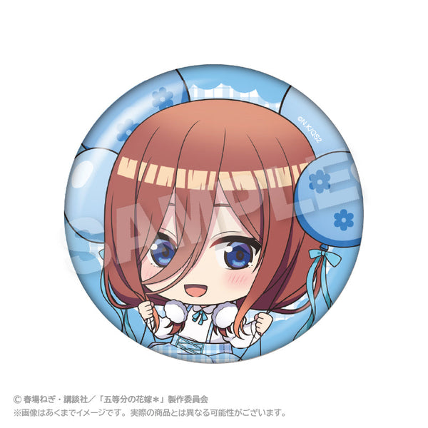 『五等分の花嫁*』ばるんこ缶バッジ 中野三玖